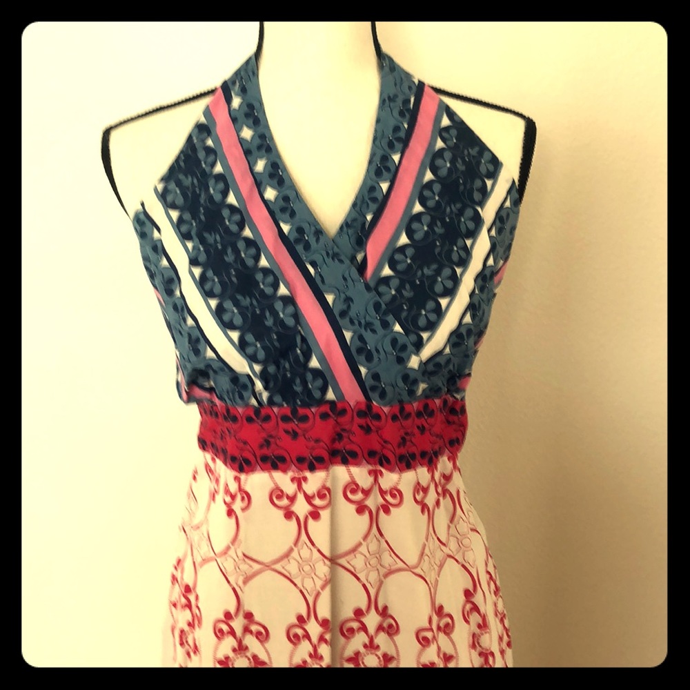 Summer halter maxi dress